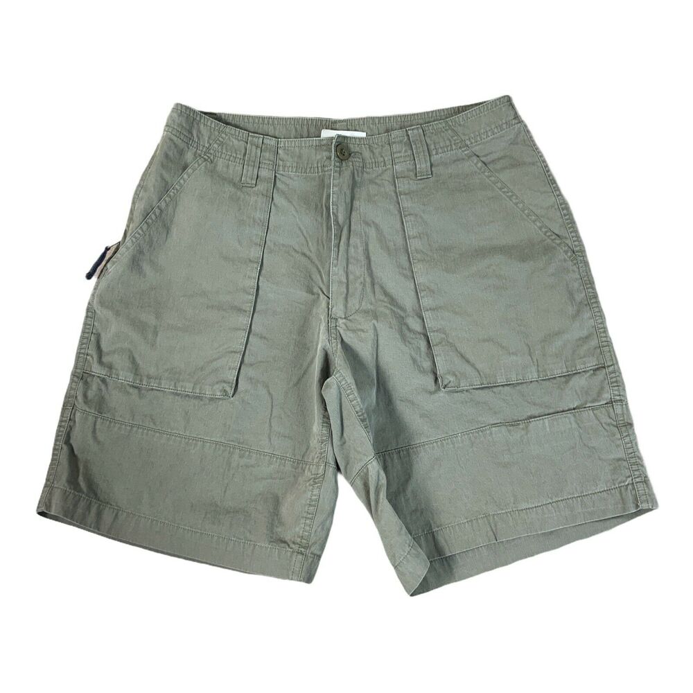 GAP Field Shorts Womens Size 30 Bermuda Army Green Casual Cotton Blend